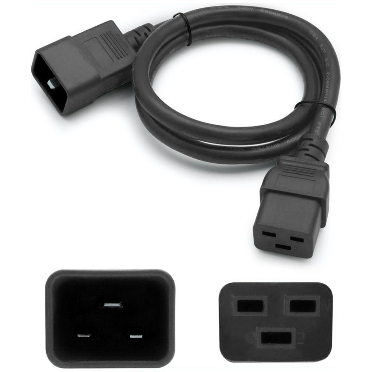 Addon Networks Add-C192C2014Awg6Ft Power Cable Black 1.83 M C19 Coupler C20 Coupler