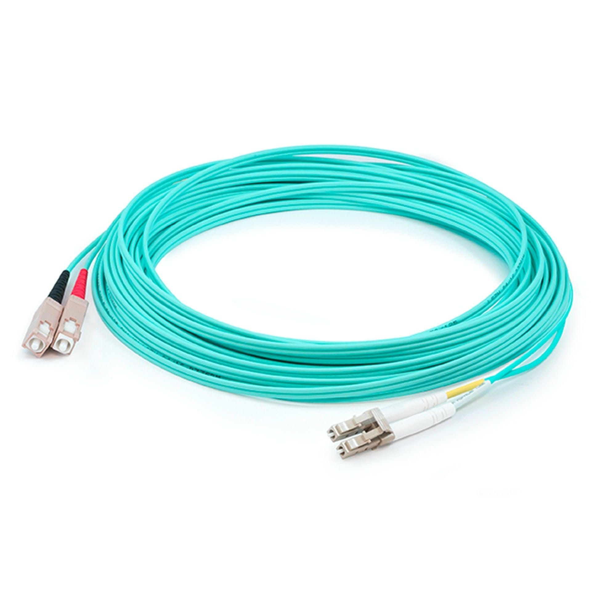Addon Networks Add-Sc-Lc-49M5Om4Lz Fibre Optic Cable 49 M Om4 Aqua Colour
