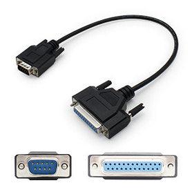 Addon Networks Db25F2Db9M1 Serial Cable Black 0.3 M Db-25 Db-9