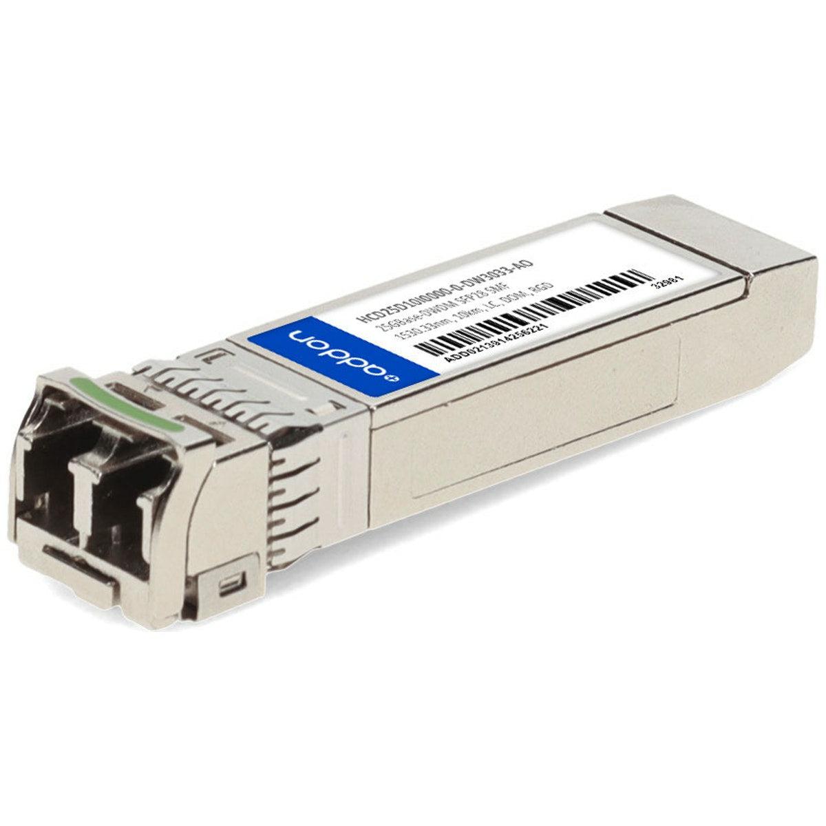 Addon Networks Hcd25D10I0000-0-Dw3033-Ao Network Transceiver Module Fiber Optic Sfp28 1530.33 Nm