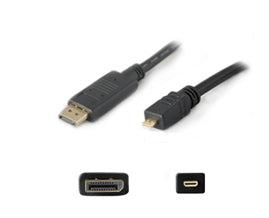 Addon Networks Hdmi To Microhdmi, M/M, 1M Hdmi Cable Hdmi Type A (Standard) Hdmi Type D (Micro) Black