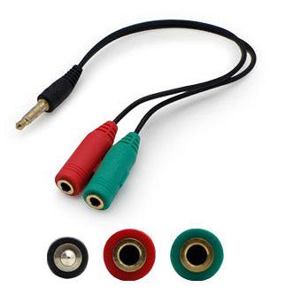 Addon Networks Hsffm-5Pk Audio Cable 3.5Mm 2 X 3.5Mm Black