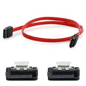 Addon Networks Sataflex18 Sata Cable 0.46 M Black, Red