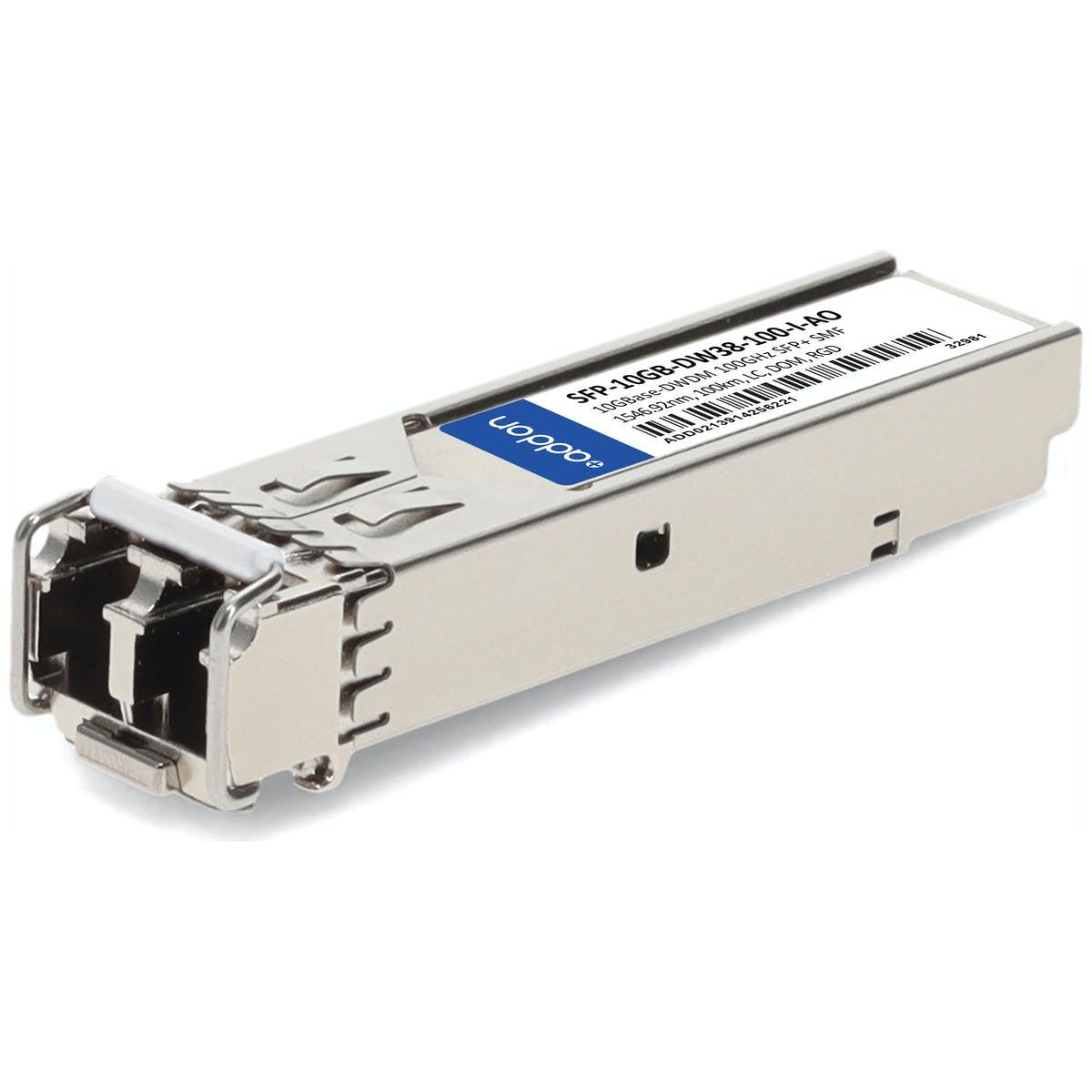 Addon Networks Sfp-10Gb-Dw38-100-I-Ao Network Transceiver Module Fiber Optic 10000 Mbit/S Sfp+ 1546.92 Nm
