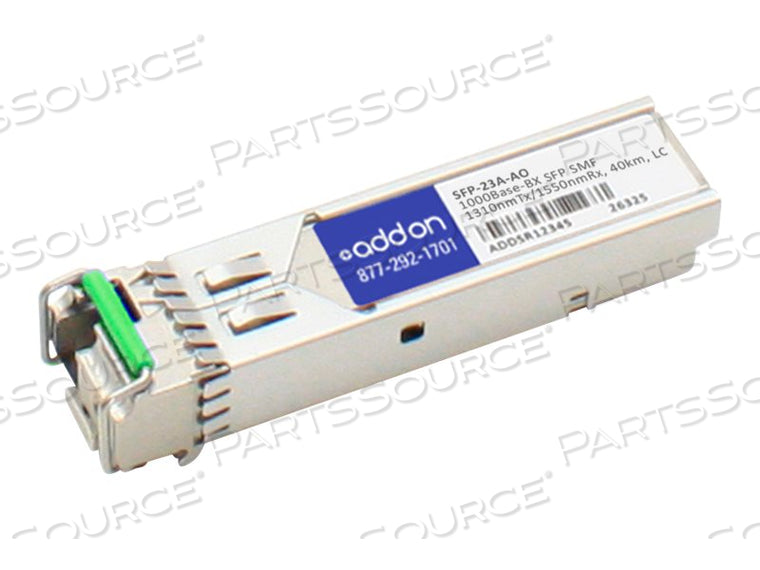 AddOn Rad SFP-23A Compatible TAA Compliant 1000Base-BX SFP Transceiver (SMF, 1310nmTx/1550nmRx, 40km, LC) SFP-23A-AO