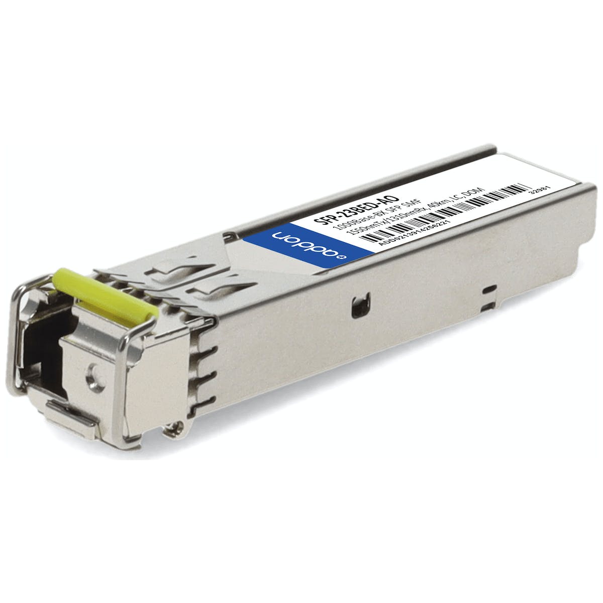 AddOn Rad SFP-23BED Compatible TAA Compliant 1000Base-BX SFP Transceiver (SMF, 1550nmTx/1310nmRx, 40km, LC, DOM) SFP-23BED-AO