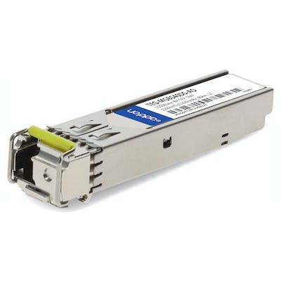 AddOn TRENDnet TEG-MGBS40D5 Compatible TAA Compliant 1000Base-BX SFP Transceiver (SMF, 1550nmTx/1310nmRx, 40km, LC) TEG-MGBS40D5-AO