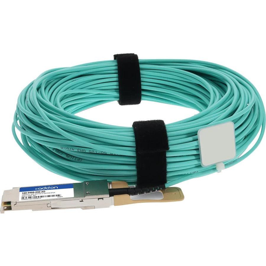 Addon Networks 160-9460-030-Ao Infiniband Cable 30 M Qsfp28 Turquoise