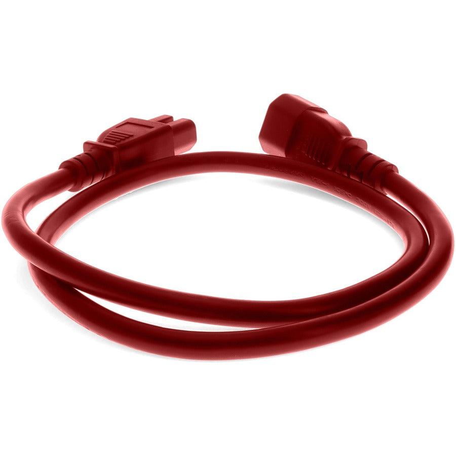 Addon Networks Add-C142C1514Awg10Ft-Rd Power Cable Black 3.05 M C14 Coupler C15 Coupler