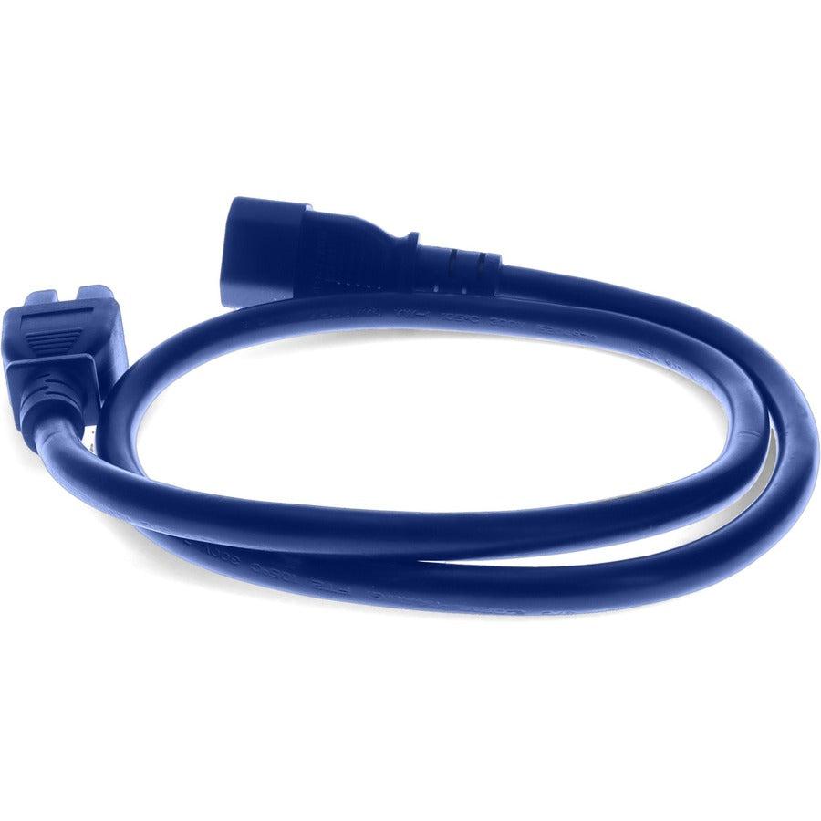 Addon Networks Add-C142C1514Awg3Ftbe Power Cable Blue 0.91 M C14 Coupler C15 Coupler