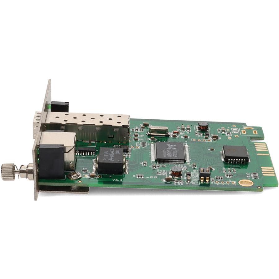 Addon Networks Addon - Network Upgrades Media Converter Card 1000Bt-Sfp W/ Open Sfp S Network Media Converter Internal 1000 Mbit/S