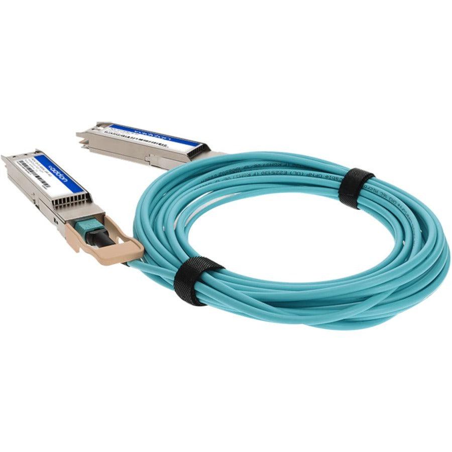 Addon Networks Aoc-O-O-400G-1M-Ao Fibre Optic Cable Om3 Aqua Colour