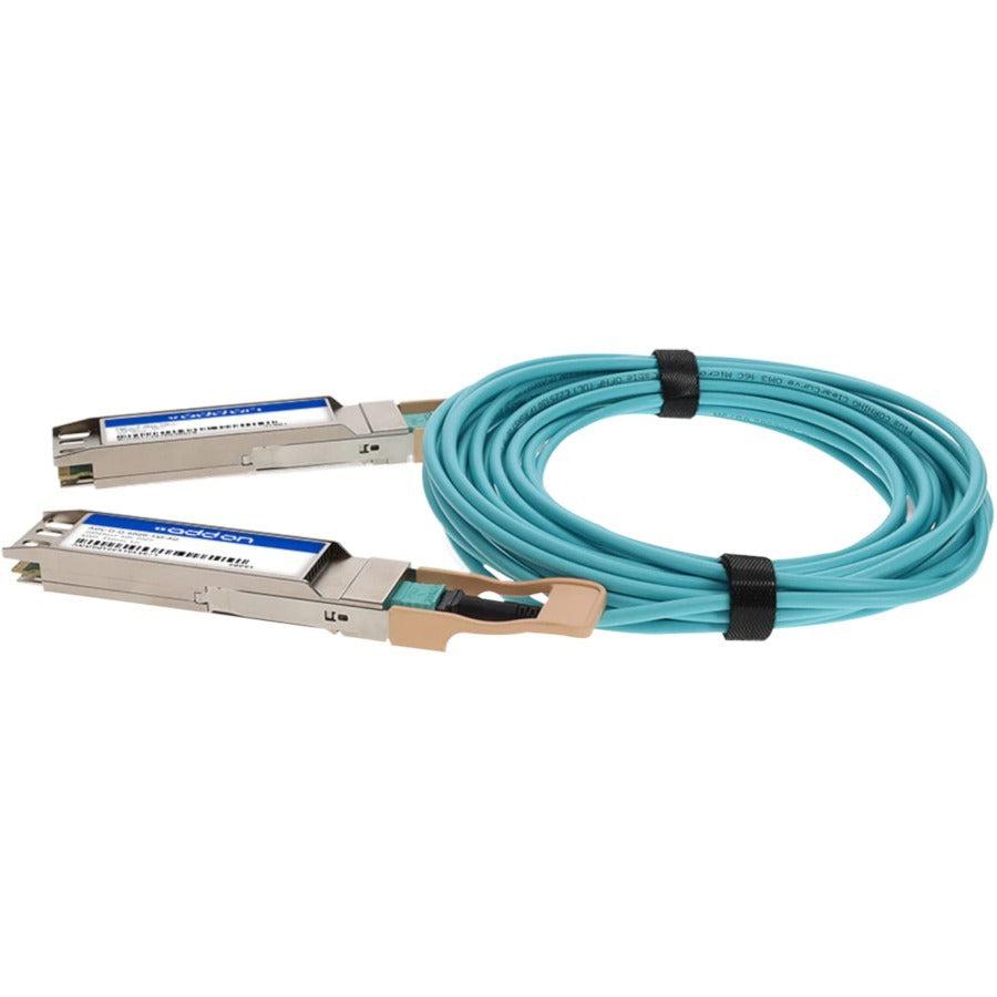 Addon Networks Aoc-O-O-400G-1M-Ao Fibre Optic Cable Om3 Aqua Colour