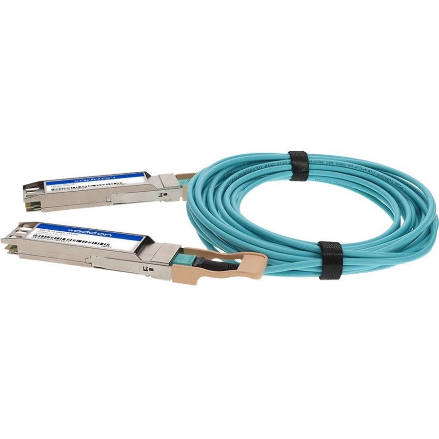 Addon Networks Aoc-O-O-400G-2M-Ao Fibre Optic Cable Om3 Aqua Colour