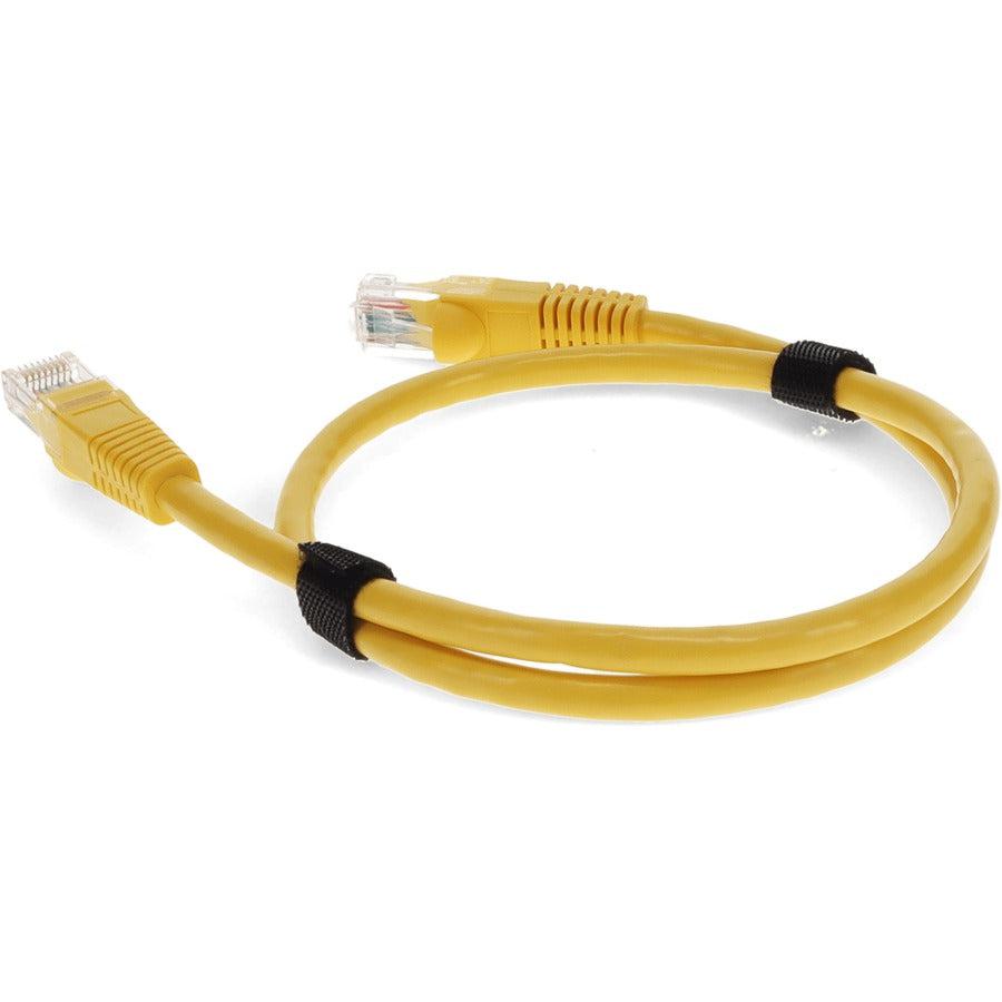 Addon Networks Cat6A, 1.52M Networking Cable Yellow U/Utp (Utp)