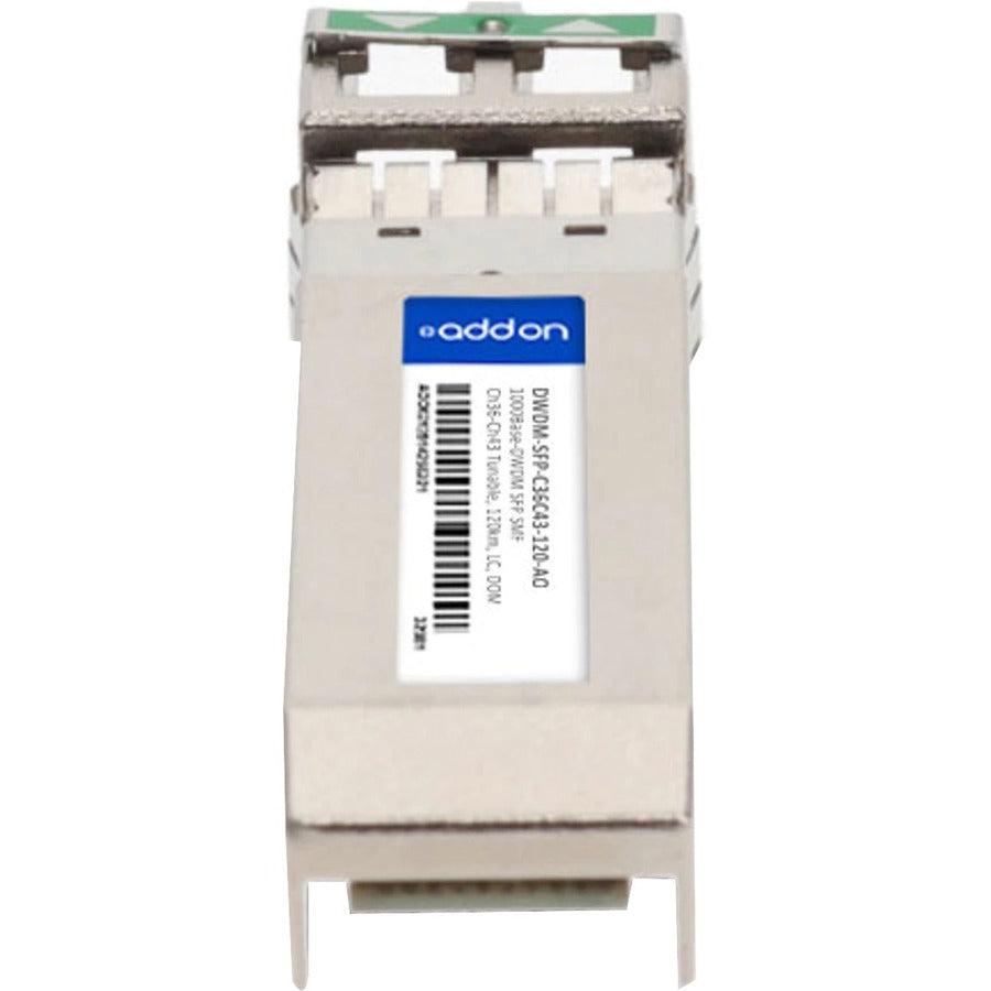 Addon Networks Dwdm-Sfp-C36C43-120-Ao Network Transceiver Module 1000 Mbit/S