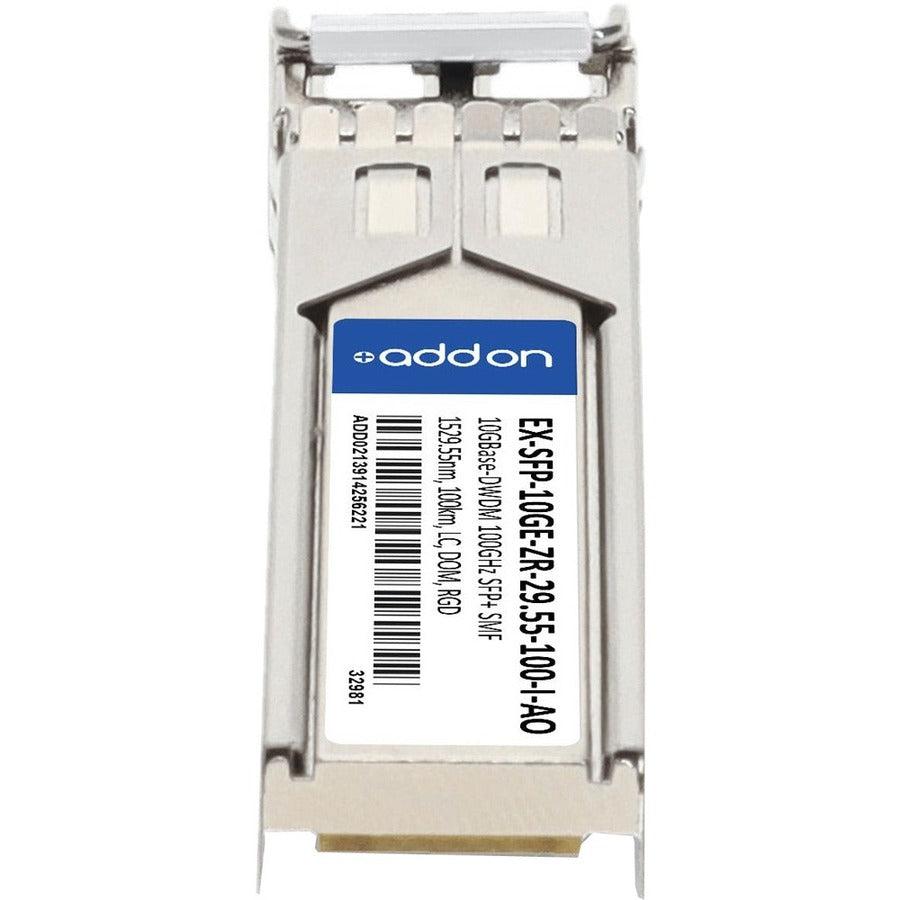 Addon Networks Ex-Sfp-10Ge-Zr-29.55-100-I-Ao Network Transceiver Module Fiber Optic 10000 Mbit/S Sfp+ 1529.55 Nm