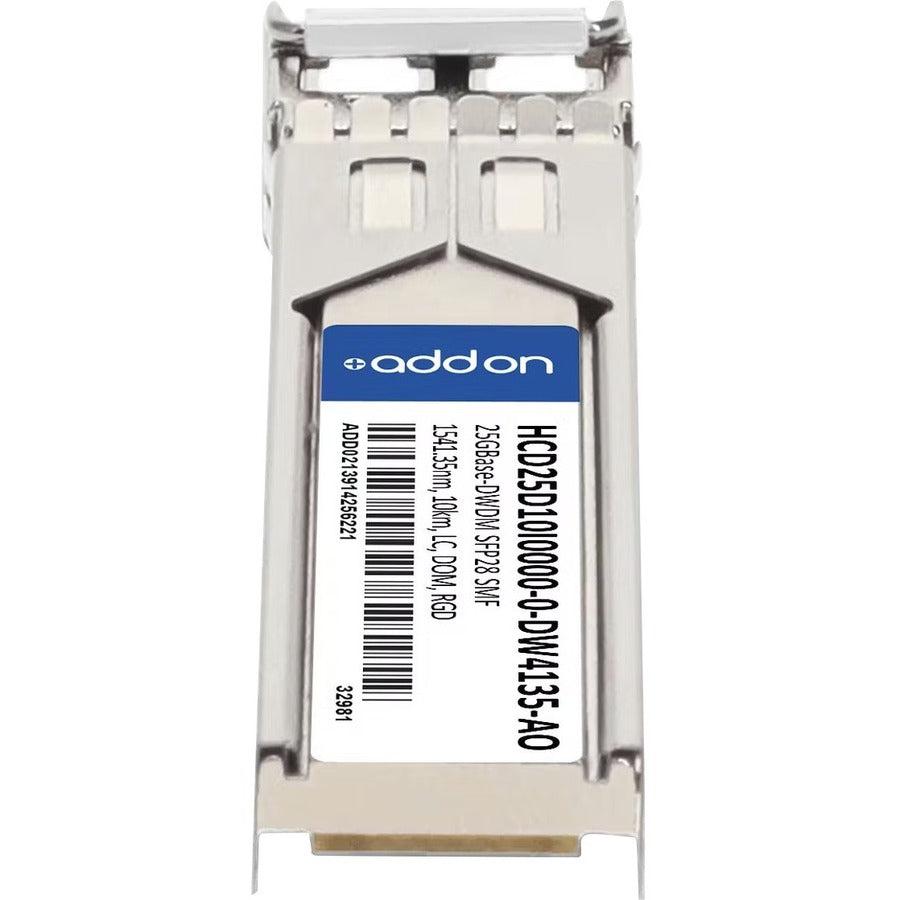 Addon Networks Hcd25D10I0000-0-Dw4135-Ao Network Transceiver Module Fiber Optic Sfp28 1541.35 Nm