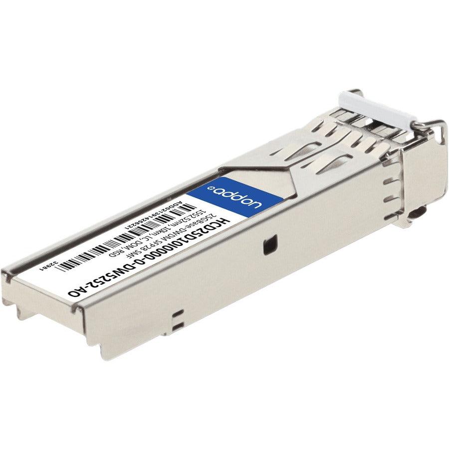 Addon Networks Hcd25D10I0000-0-Dw5252-Ao Network Transceiver Module Fiber Optic Sfp28 1552.52 Nm