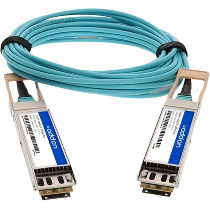 Addon Networks Osfp-400Gb-20M-Ao Infiniband Cable Aqua Colour