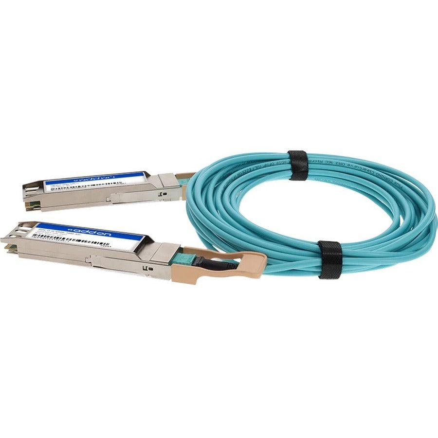 Addon Networks Osfp-400Gb-2M-Ao Infiniband Cable Aqua Colour