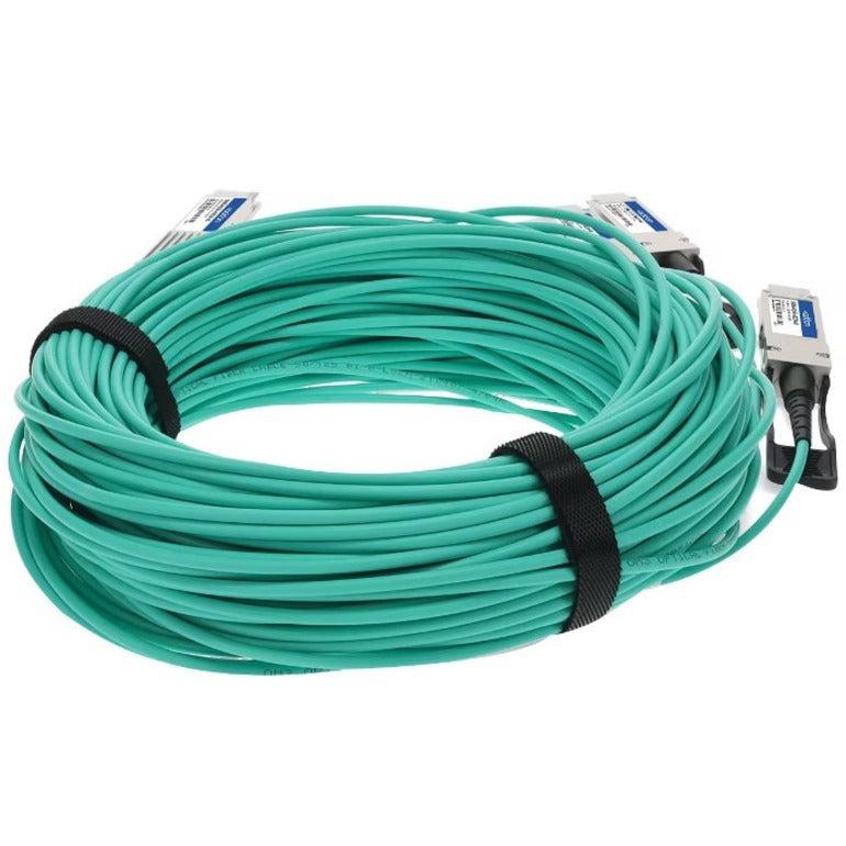 Addon Networks Q400G-4Q56G-Aoc8M-Ao Infiniband Cable 8 M Qsfp-Dd 4X Qsfp56 Turquoise