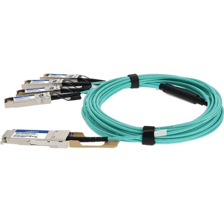 Addon Networks Qsfp-4Sfp25G-Aoc15M-Ao Infiniband Cable 15 M Qsfp28 4X Sfp28 Turquoise