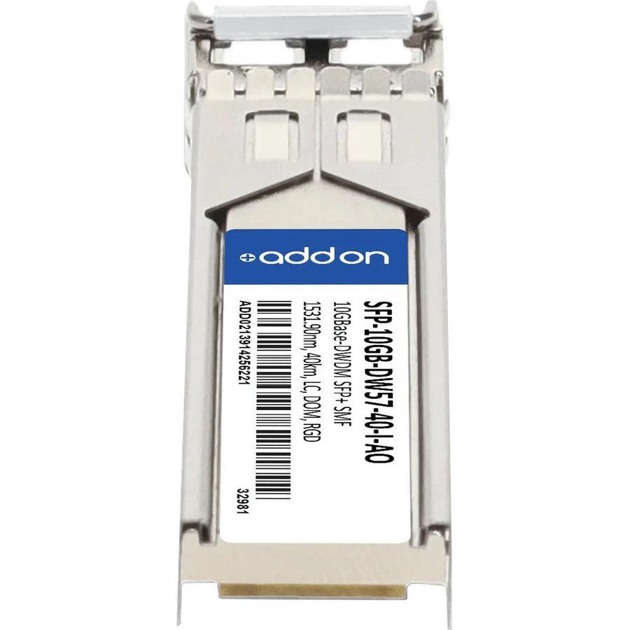 Addon Networks Sfp-10Gb-Dw57-40-I-Ao Network Transceiver Module Fiber Optic 10000 Mbit/S 1531.9 Nm