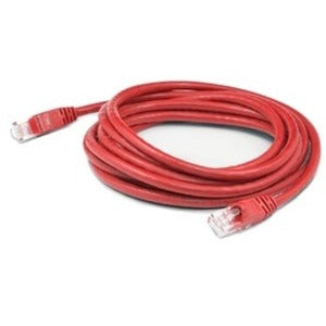 Addon - Patch Cable - Rj-45 (M) To Rj-45 (M) - 12 Ft - Utp - Cat 6 - Booted, Snagless - Red