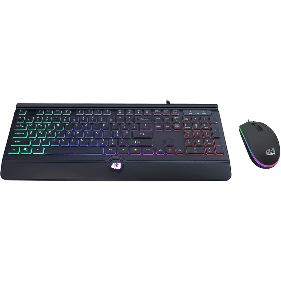 Adesso EasyTouch 137CB Illuminated Gaming Keyboard & Mouse Combo AKB-137CB