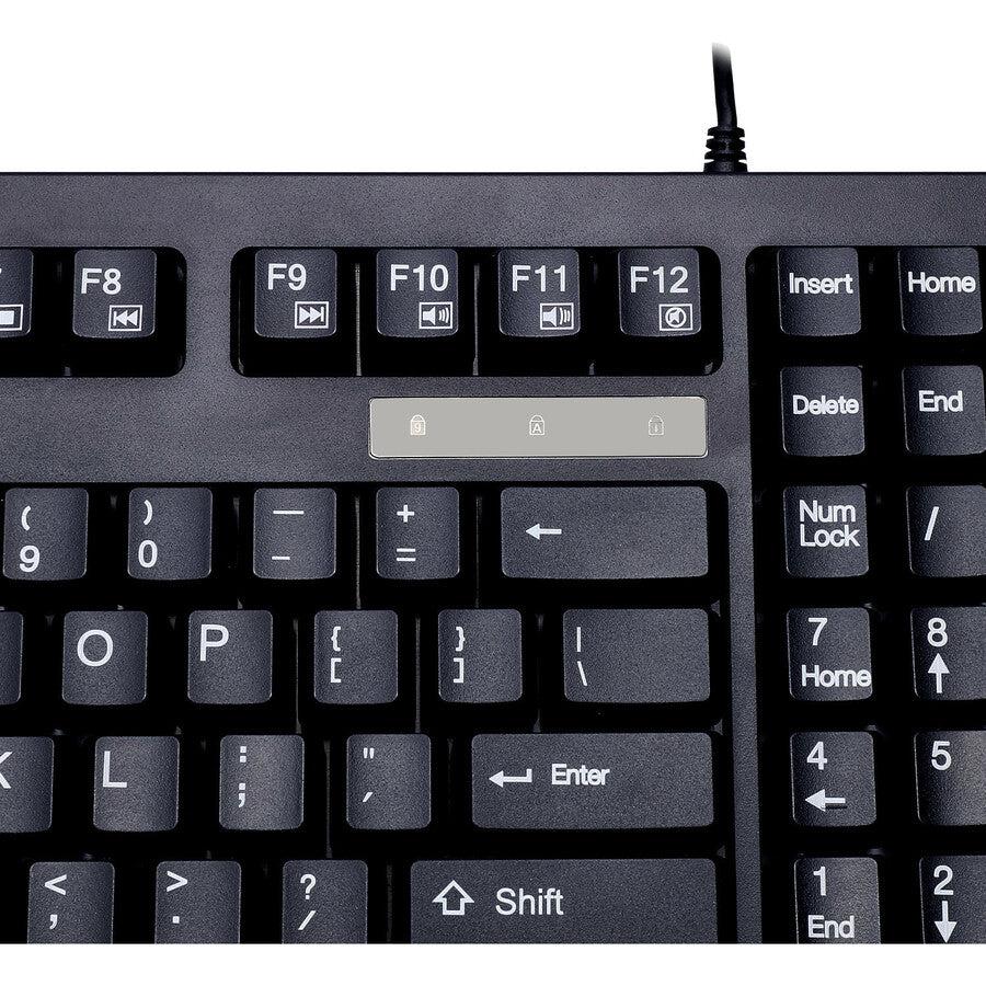 Adesso EasyTouch Rackmount Touchpad Keyboard AKB-425UB