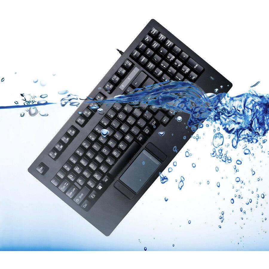 Adesso EasyTouch Rackmount Touchpad Keyboard AKB-425UB