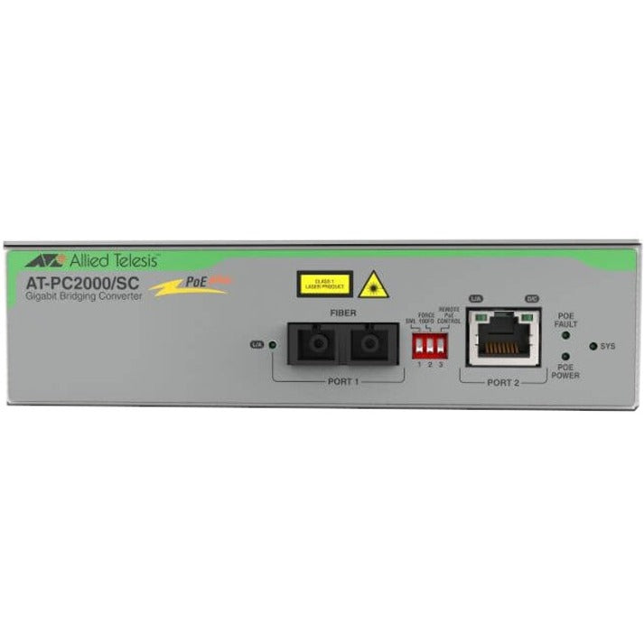 Allied Telesis PC2000/SC Transceiver/Media Converter AT-PC2000/SC-960