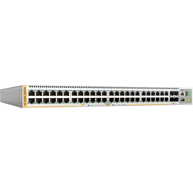 Allied Telesis Stackable Intelligent PoE+ Layer 3 Switch AT-X530L-52GPX-10