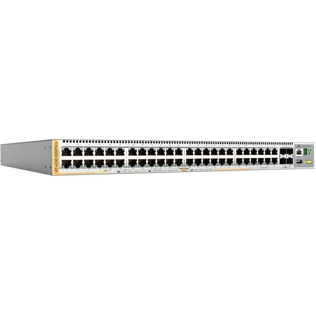Allied Telesis Stackable Multi-Gigabit Layer 3 Switch - PoE+ Enterprise SFP+ Network Solution | TecisOft AT-X530-52GPXM-10