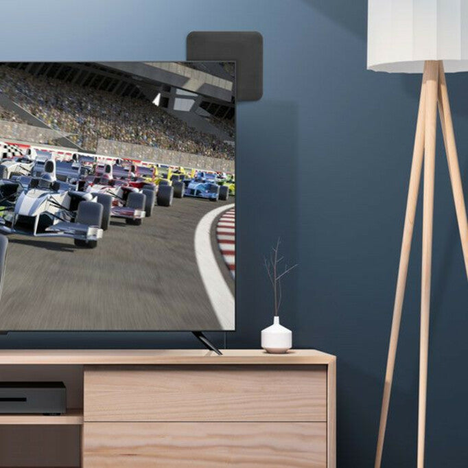 Aluratek Indoor HD Digital TV Antenna with Amplifier Signal Booster ATVA200F