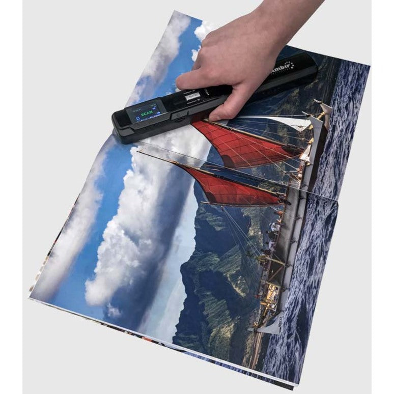Ambir TravelScan Pro Cordless Handheld Scanner - 900 dpi Optical TS300-AS
