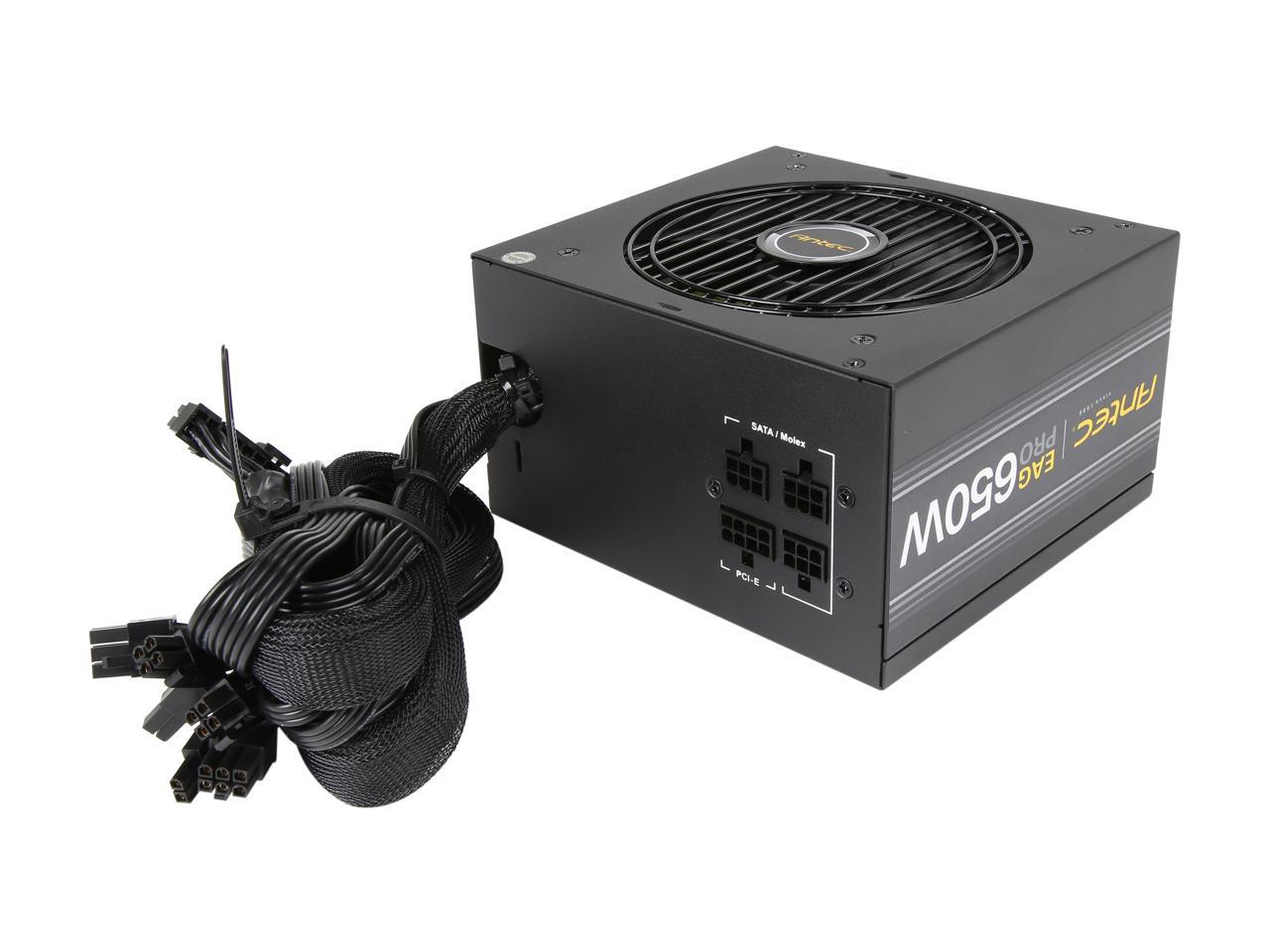 Antec Earthwatts Ea650G Pro 650W 80 Plus Gold Atx12V V2.4 Power Supply