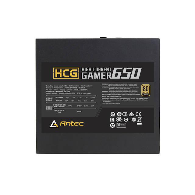 Antec High Current Gamer Hcg650 Gold 650W 80 Plus Gold Atx12V V2.4 Power Supply