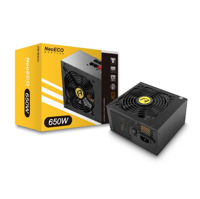 Antec Neoeco Modular Ne550M V2 Power Supply 550 Watts 80 Plus Bronze Certified With 120 Mm Silent