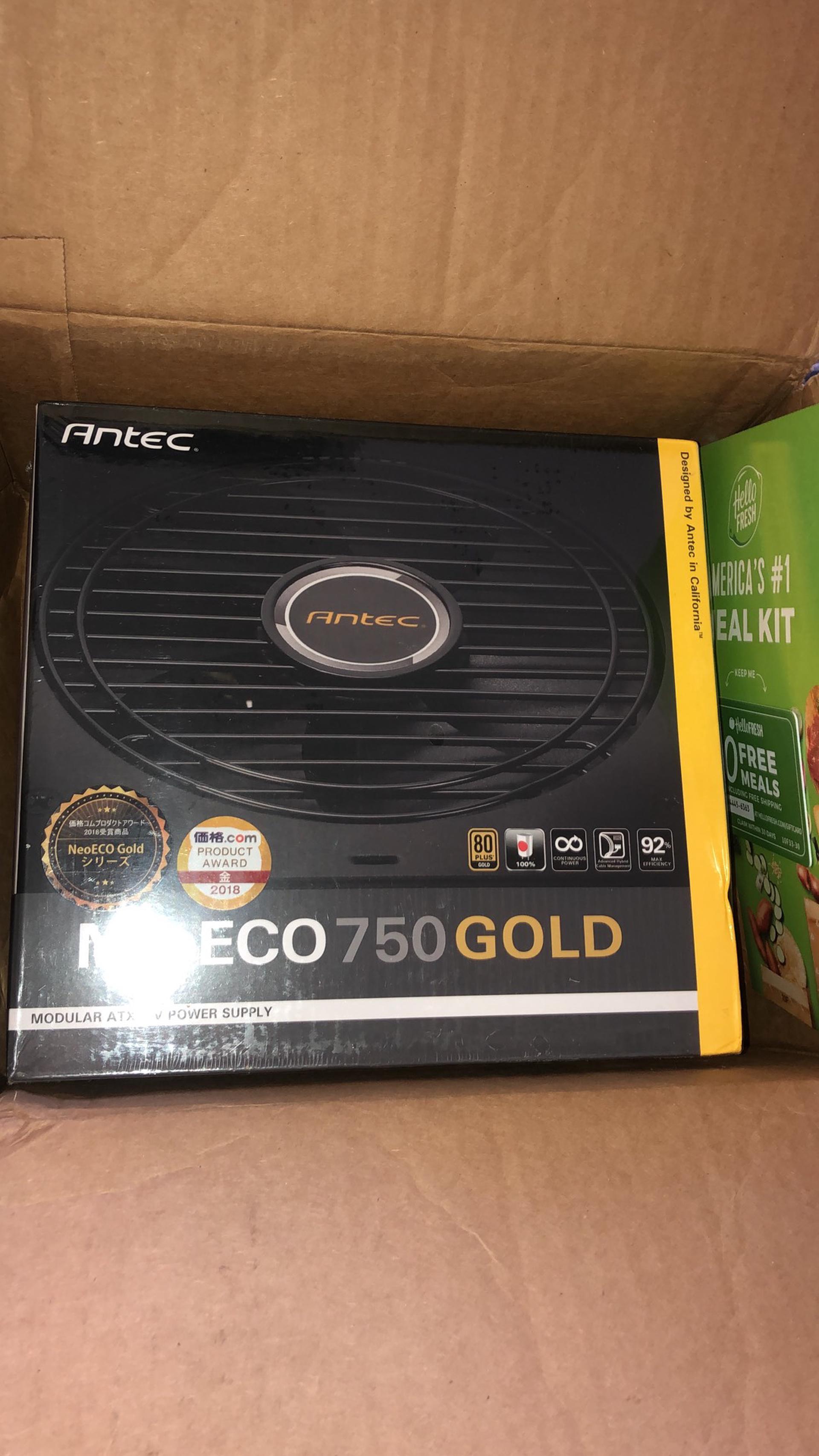 Antec Neoeco Gold Zen Ne600G Zen Power Supply 600 Watts 80 Plus Gold Certified With 120 Mm Silent Ne600G Zen