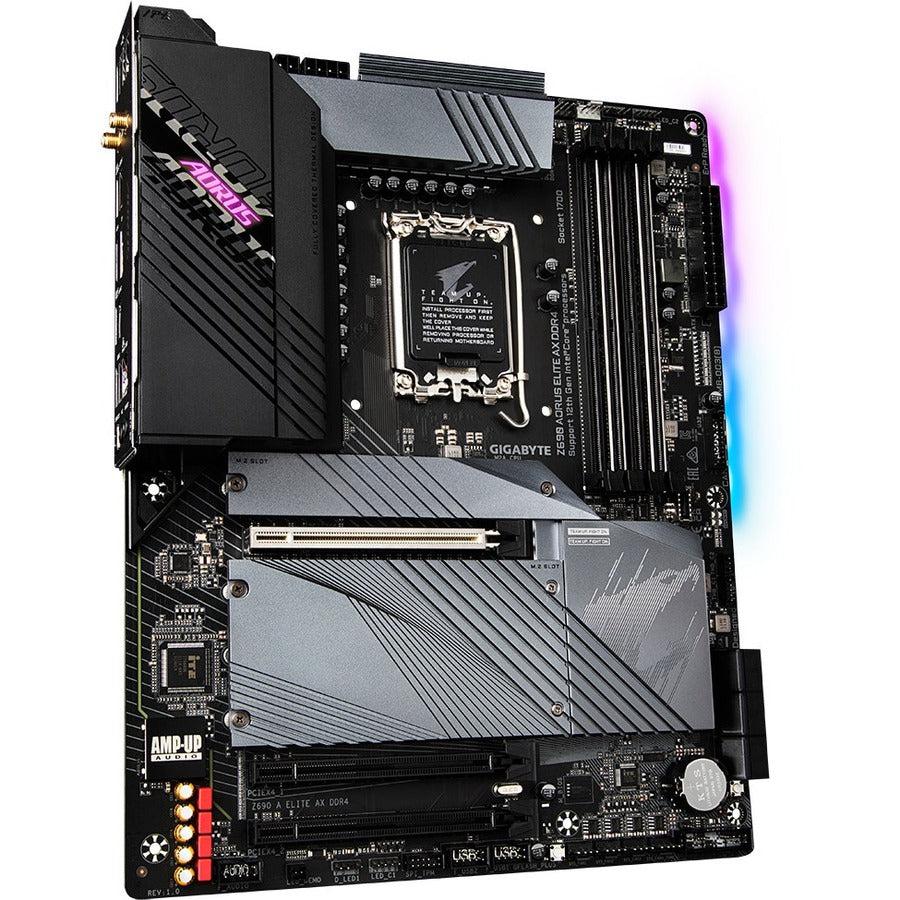 Aorus Z690 AORUS ELITE AX DDR4 Gaming Desktop Motherboard - Intel Z690 Chipset - Socket LGA-1700 - Intel Optane Memory Ready - ATX Z690 A ELITE AX DDR4
