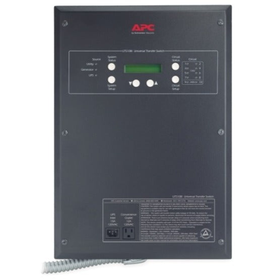 Apc Universal Transfer Switch 10-Circuit 120/240V Power Supply Unit Black
