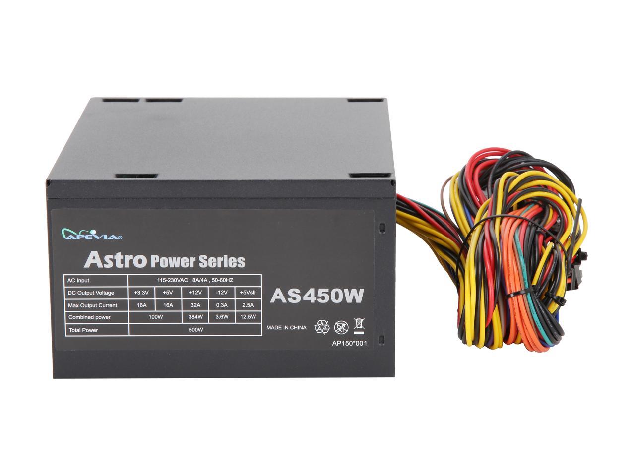 Apevia Atx-As450W 450W Atx 12V Power Supply