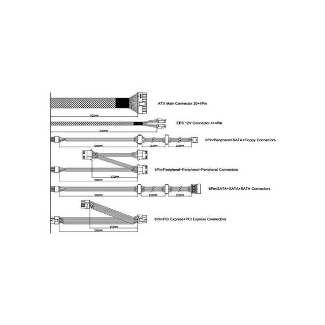 Apevia Atx-Es700W 700W Atx 12V V2.3 Essence Power Supply