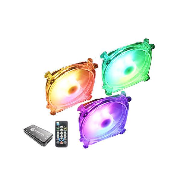 Apexgaming A-Cool Series Ac-120Sr Addressable Rgb Cooling Fan (3-Pack Including Rgb Controller)