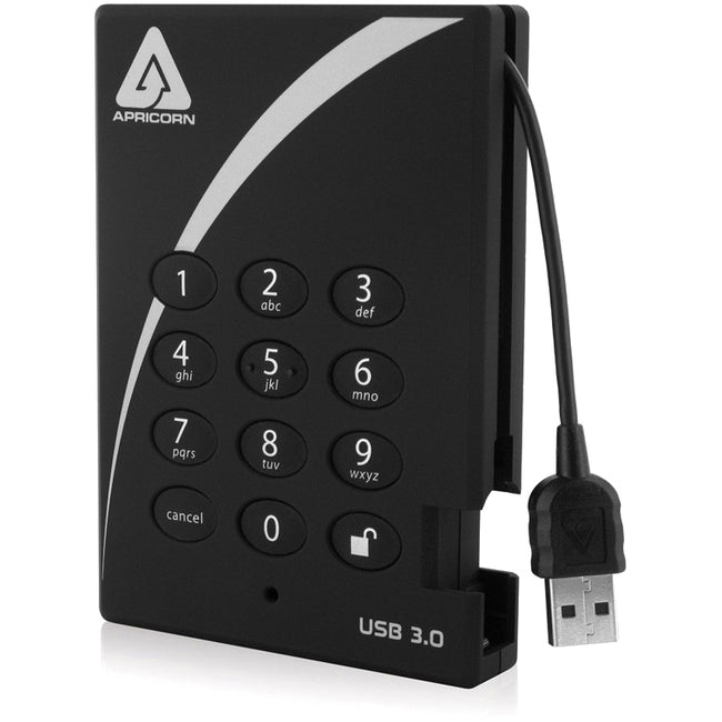 Apricorn Aegis Padlock A25-3Pl256-1000 1 Tb Hard Drive - External