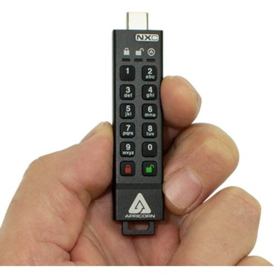 Apricorn Aegis Secure Key 3NXC 8GB USB 3.2 (Gen 1) Type C Flash Drive ASK3-NXC-8GB