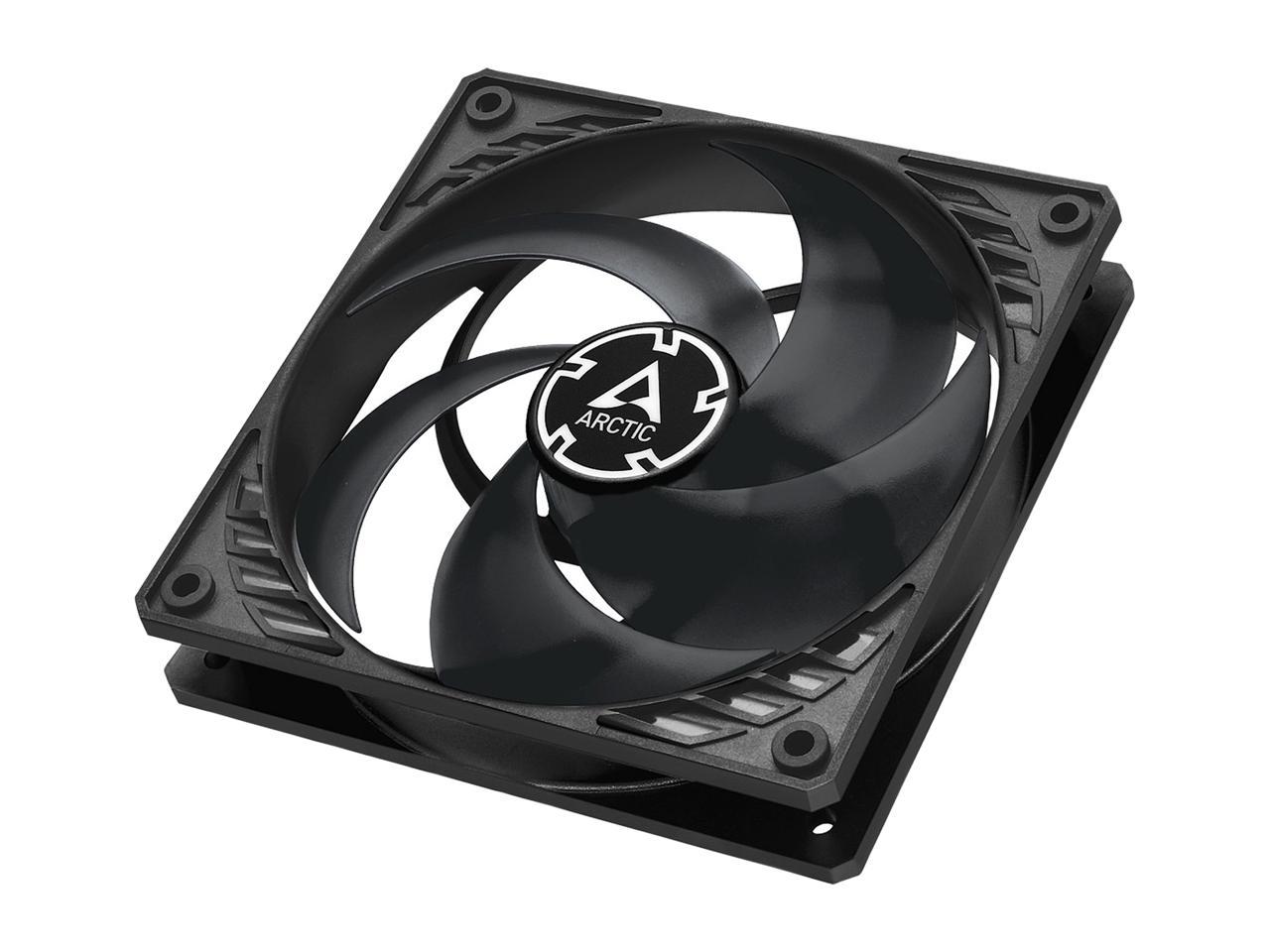Arctic P12 Pwm Pst (Black/Transparent) - Pressure-Optimised 120 Mm Fan With Pwm And Pst (Pwm Sharing Technology)