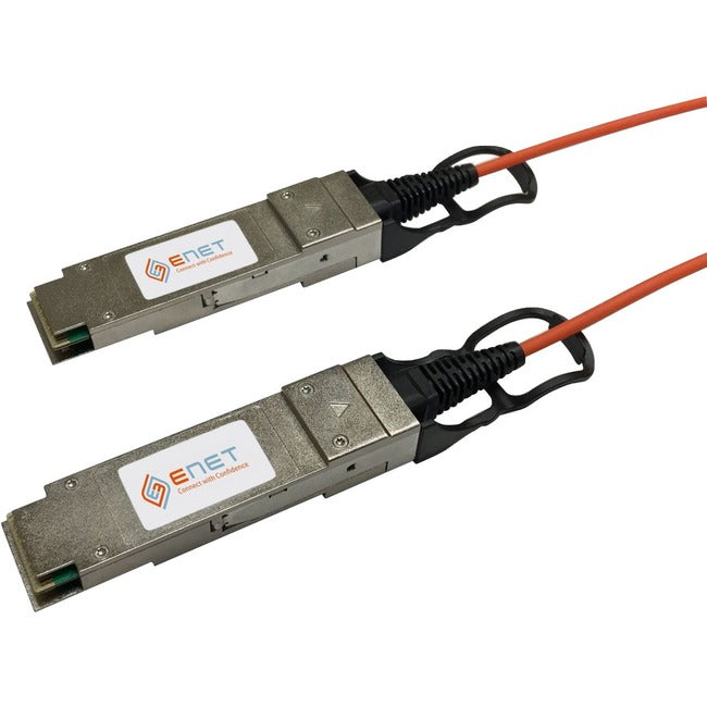Arista Compatible AOC-Q-Q-40G-100M TAA Compliant Functionally Identical l 40G QSFP+ to QSFP+ Active Optical Cable (AOC) Assembly 100m AOC-Q-Q-40G-100M-ENC
